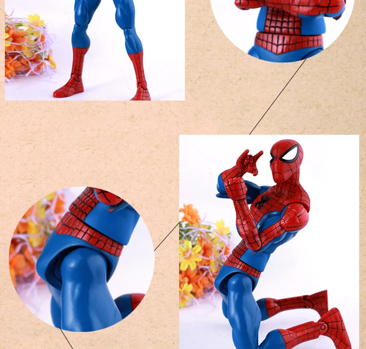 Very Fun Large Size Mobile Spider-Man Garage Kit Movable Joint Variety Modeling Cool Garage Kit