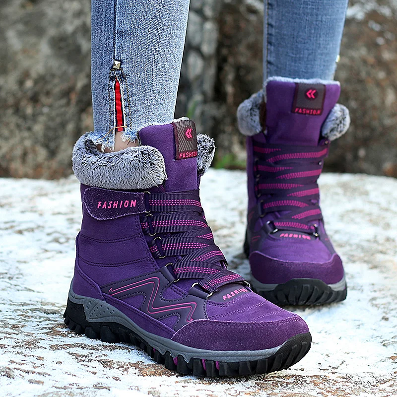 Winter Ankle Leather Boots - Image 4