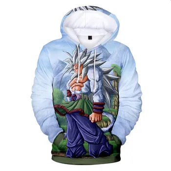 

Anime Dragon Ball Z Pocket Hoodie for children's sweatshirts Goku 3D pollovers Men Women Long Sleeve high quality cool 3D hoodie