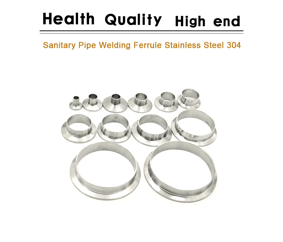 Yqbs Sanitär armatur 38mm 51mm Schweiß rohr klemm zwinge passt 1.5 "2" Tri Clamp Edelstahl – Detail 1