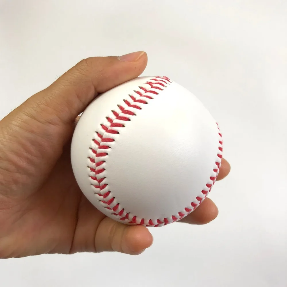 

One Piece Size 9 Handmade Baseballs Rubber Inner Baseball Training Exercise Baseball Fits For Alloy Baseball Bat