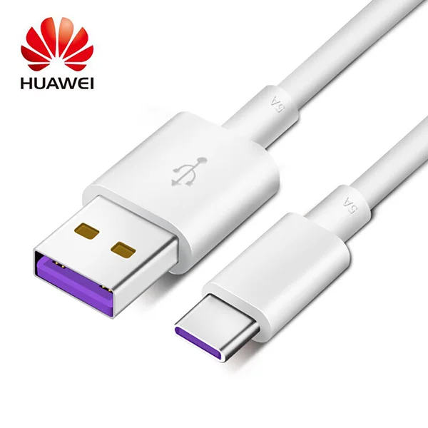 huawei USB 5A type-C кабель P30 P20 Pro lite Mate20 Pro P10 Plus lite USB 3,1 type-C супер зарядный кабель для samsung s9 - Цвет: 5A Cable