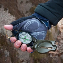 ГОРЯЧАЯ HG-металлический карманный армейский Стиль компас военный Кемпинг Туризм Выживание марш США