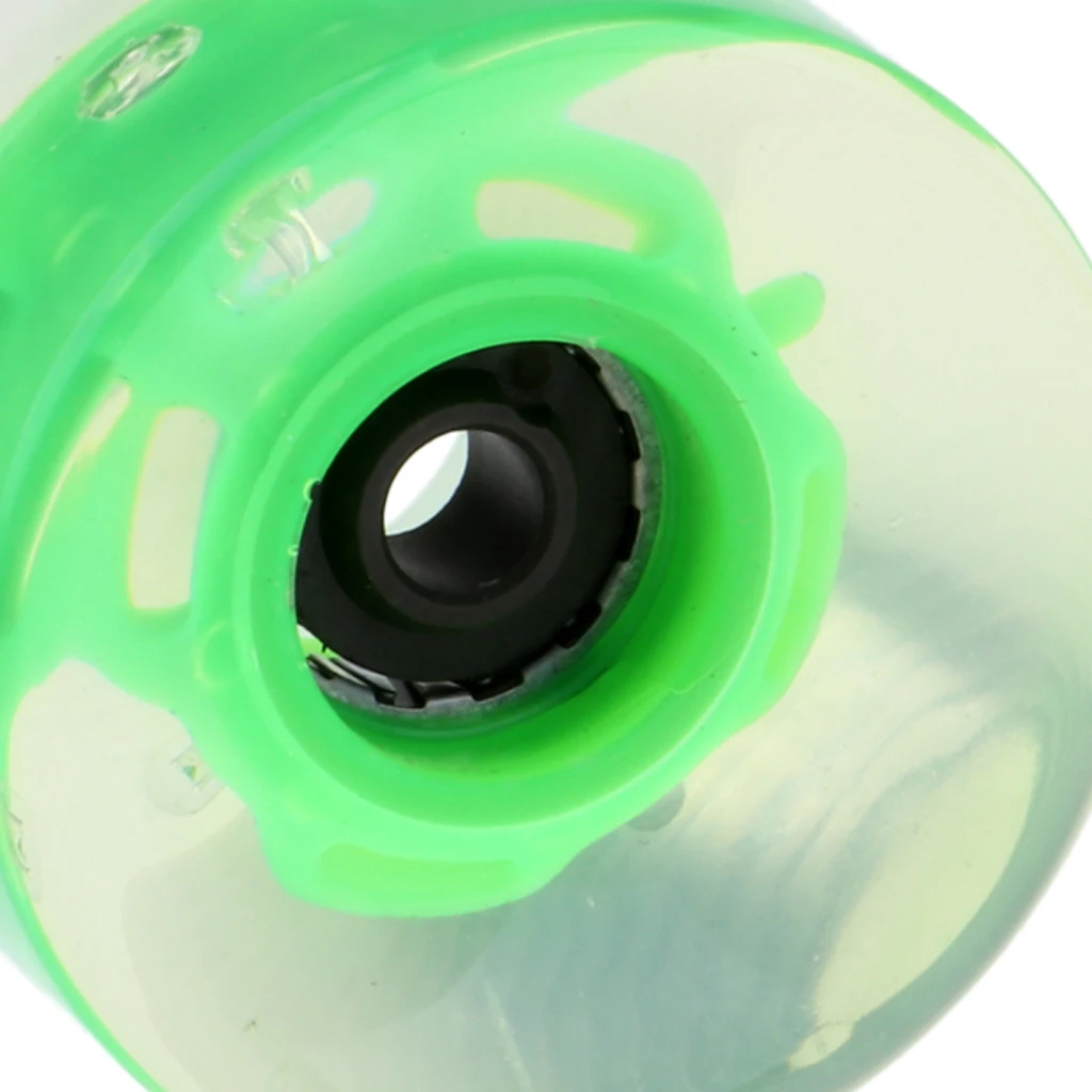 4pcs 60mm Light Up Flash Skateboard Longboard Wheels 78A with Bearing Core Glow at Night 5 color Skate Board Accessories