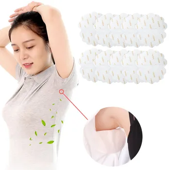 

20pcs Disposable Underarm Sweat Pads Armpits Sweat Perspiration Absorbing Pads T-shirt Garment Guards for Women Men