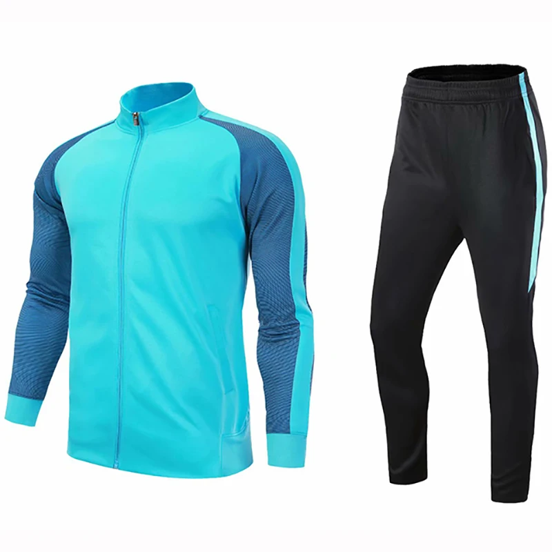 

TOP quality 1819 Men Soccer Jerseys Sets Futbol Running Jackets Adult KIDS Sports Training Tracksuit Uniforms Suit