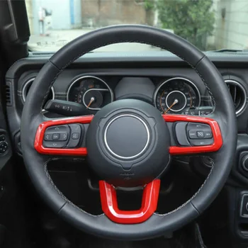 

Interior Accessories Steering Wheel Cover Trim For Jeep Wrangler JL 2018-2020