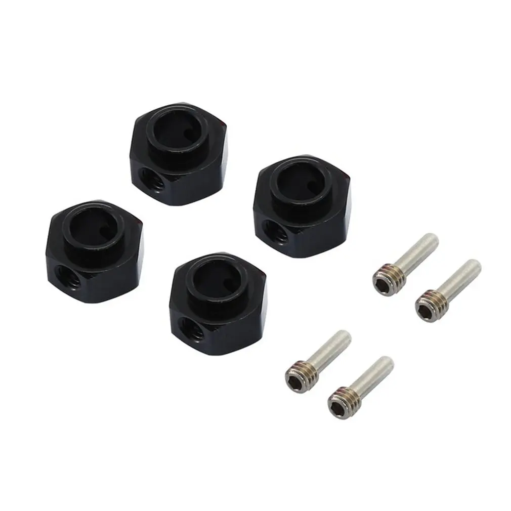 hexagonal Cubo de rueda Adaptador para TRX4 TRX6 1//10 RC Coche Modelo 9mm Combinador Latón 4 un
