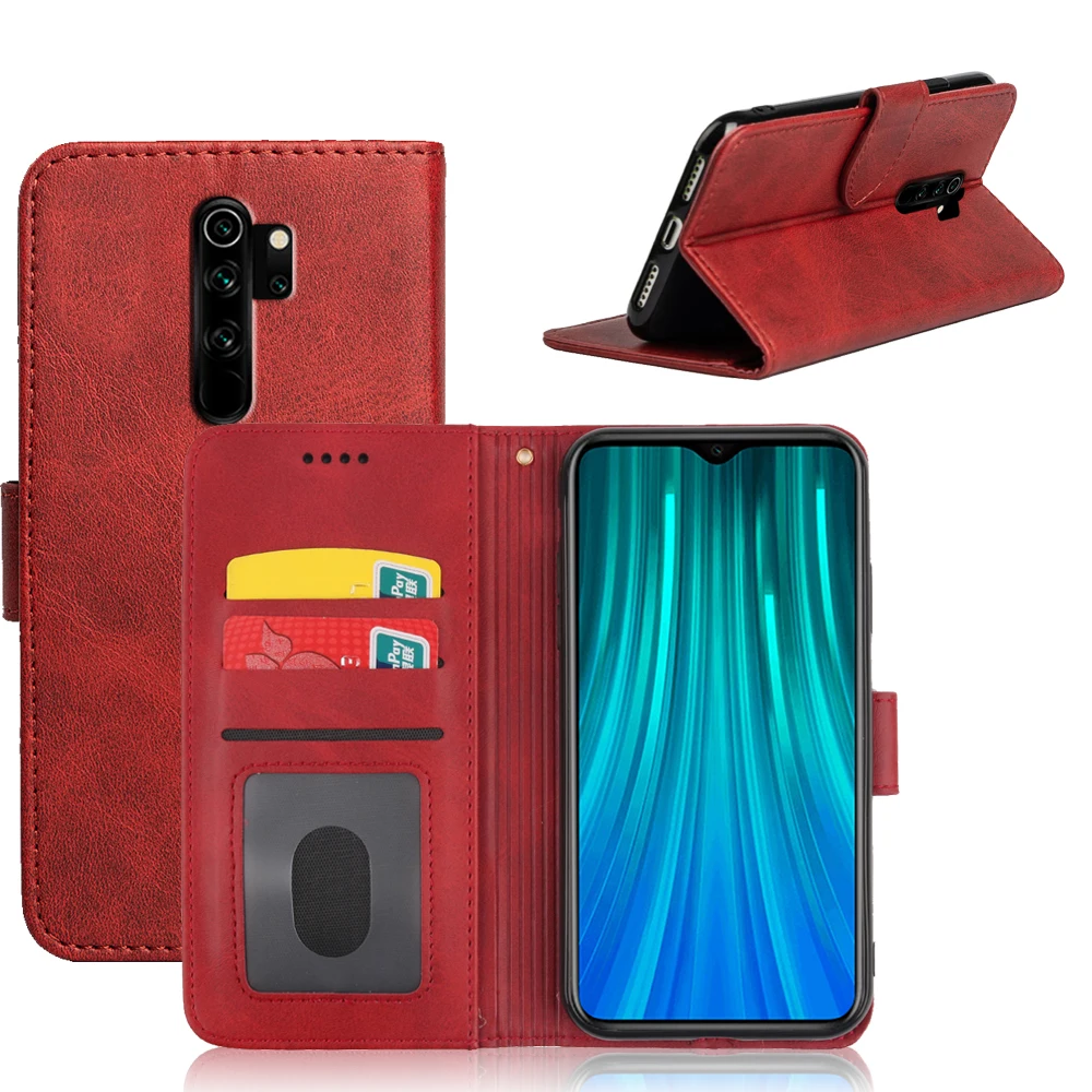 MKS флип чехол для Xiaomi Redmi Note8 Pro Роскошный кошелек телефона из искусственной кожи с