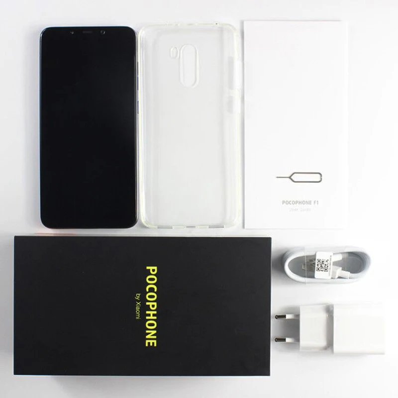 Глобальная версия Xiaomi POCOPHONE F1 6 ГБ 64 Гб/6 ГБ 128 ГБ мобильные телефоны Snapdragon 845 6,1" экран 20 Мп камера 4000 мАч