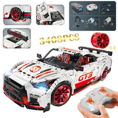 23010 with motor DHL 20087 Technic Toys MOC-16915 P1 мотор автомобиль набор супер гоночный строительные блоки кирпичи приложение RC игрушки Рождественский подарок - Цвет: 23010 with motor