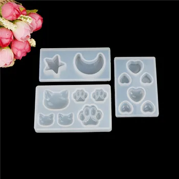 

1pcs Cat cat claw Liquid silicone mold DIY resin pendant necklace pendant mold resin molds