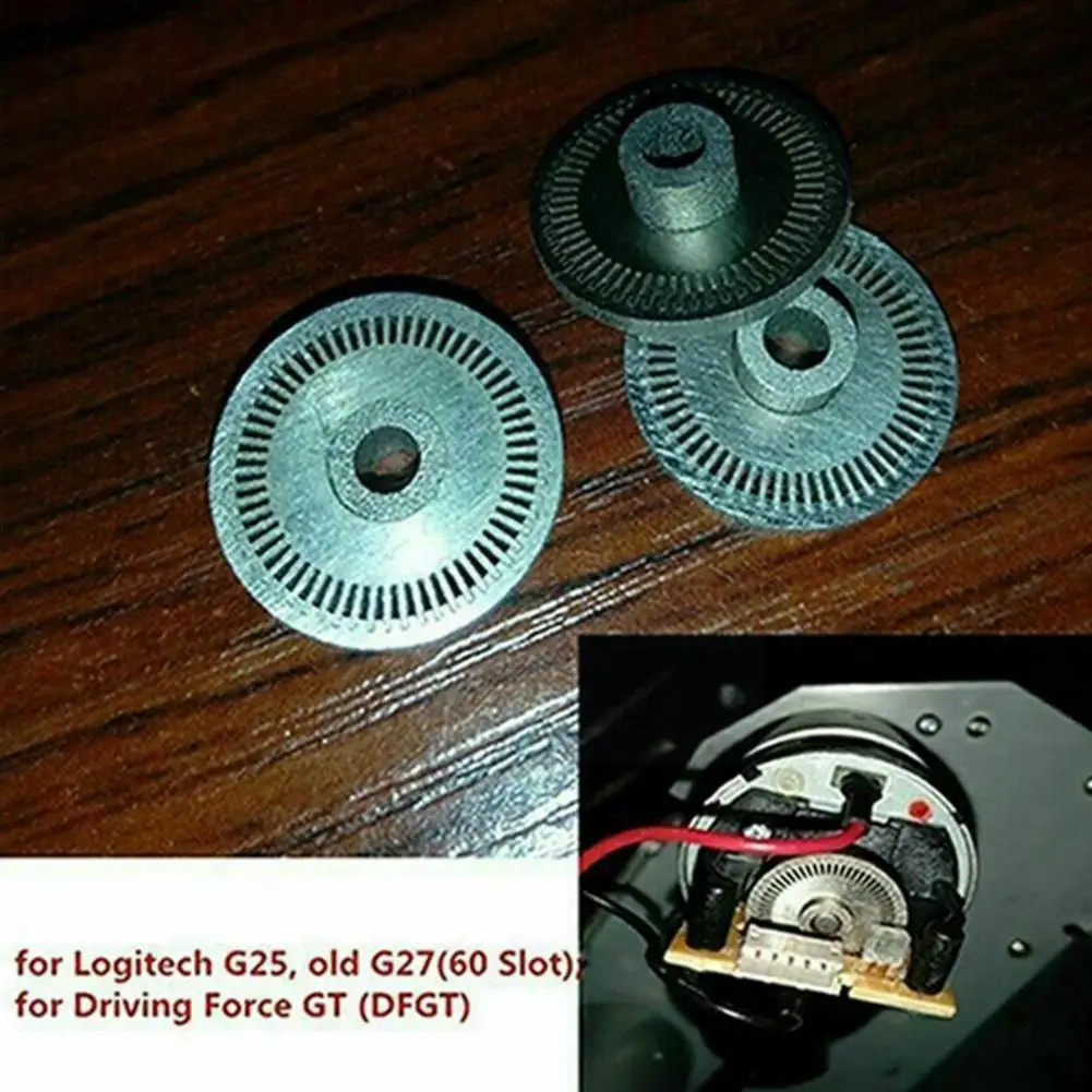 

60 слотов, оптический кодировщик рулевого колеса для Logitech G25 old G27(60 слотов), стальной двигающий механизм GT (DFGT), гоночный автомобиль
