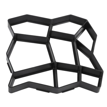

Promotion! Garden Pavement Mold Garden Walk Pavement Concrete Mould DIY Manually Paving Cement Brick Stone Road Concrete Molds P