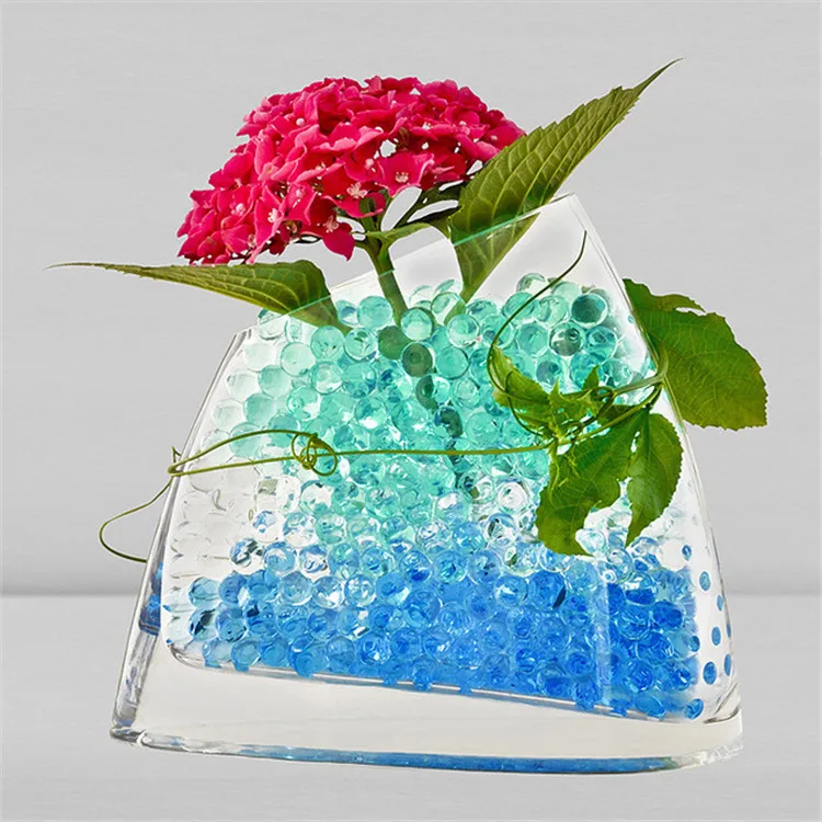 

500pcs/lot Crystal Soil Water Beads Hydrogel Gel Polymer Seeds Flow Mud Grow Ball Beads Orbiz Growing Bulbs Children Toy Ball