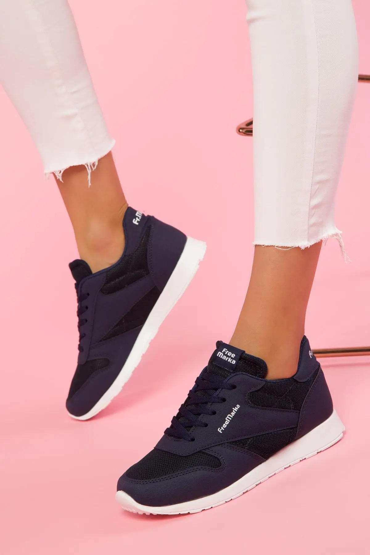 Soho/Темно-Синяя Женская обувь; повседневная спортивная обувь для женщин; летняя спортивная обувь на платформе со шнуровкой; 13503