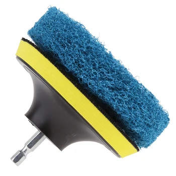 

Bathroom Drill Brushes Set Scouring Pads Cleaning Tiles Floo Tubs Grout Supplies