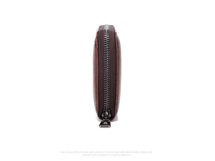 Male hand bag new men long purse single zipper pu handbag large capacity recreation mobile phone bag