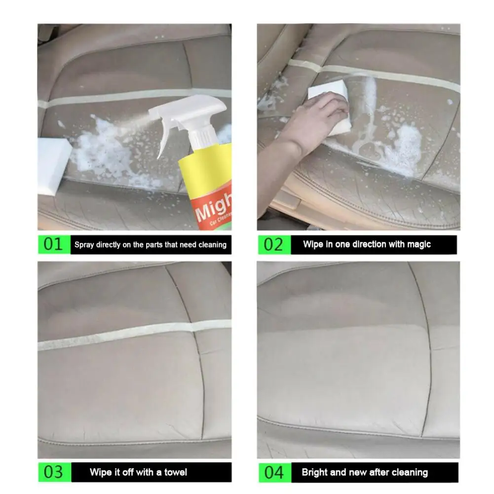 Car Cleaner Agent Anti-fog Spray for Car Window Glass Interior Cleaning Car Maintenance Cleaning Car Seat Sofa Cleaner Care images - 6