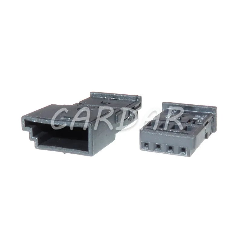 

1 Set 4 Pin 968813-1 0-1452576-1 Car Atmosphere Lamp Plug Socket Automotive Connector For Car Recorder VW BMW
