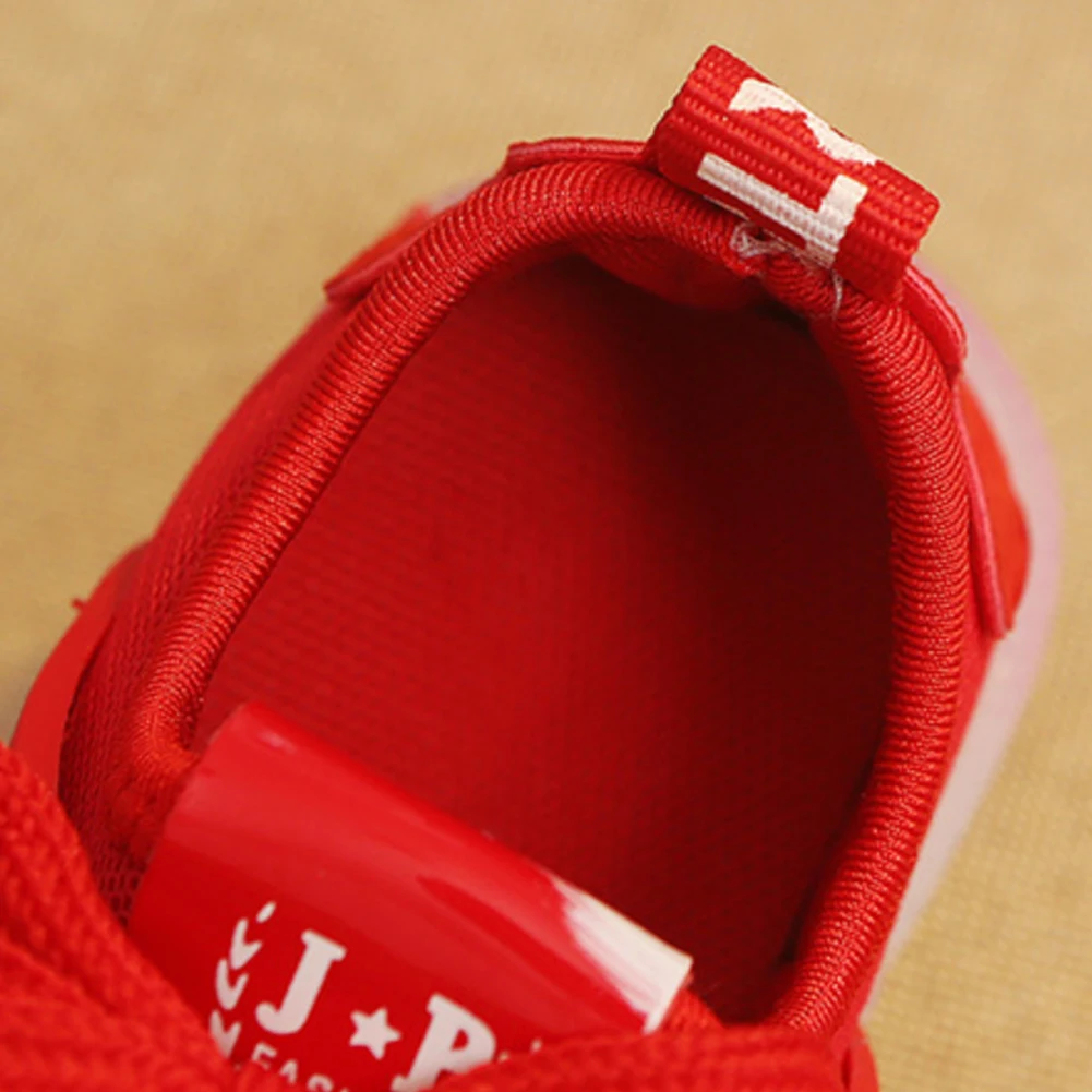 Daclay/кроссовки для мальчиков и девочек; детская сетчатая трикотажная обувь; дышащая модная светодиодный светильник; обувь для детей