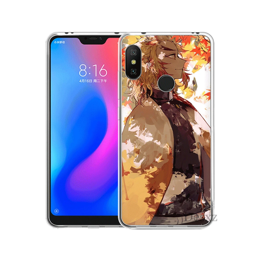 Чехол для телефона для Xiaomi mi F1 9 9T MAX 3 A3 Pro CC9 CC9E 5 5S 6 mi x 2S 8 A1 A2 5X 6X Lite чехол Rengoku Kyoujurou убийца