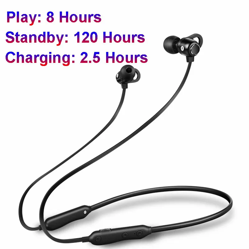 Беспроводные спортивные наушники с Bluetooth 5,0, водонепроницаемые Hifi наушники, наушники без рук, стереогарнитура с микрофоном для мобильного телефона
