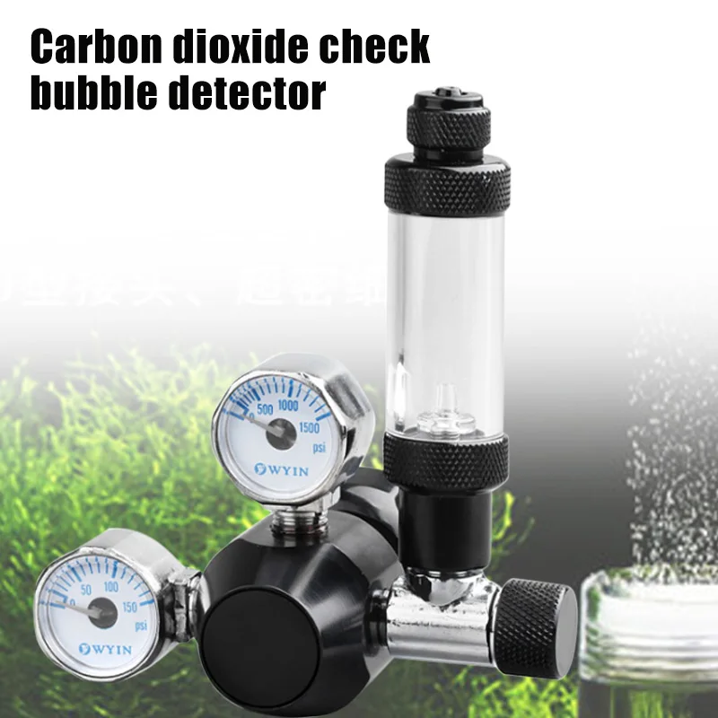 Прочный счетчик пузырьков CO2 регулятор для аквариума J99Store|Углеродное