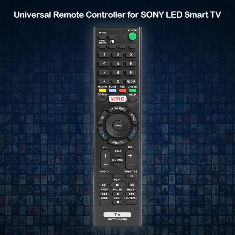 Пульт дистанционного управления Управление для sony Смарт ТВ универсальный запасной пульт дистанционного Управление; для sony KDL-50W800C KDL-75W850C XBR-43X830C; Прямая поставка