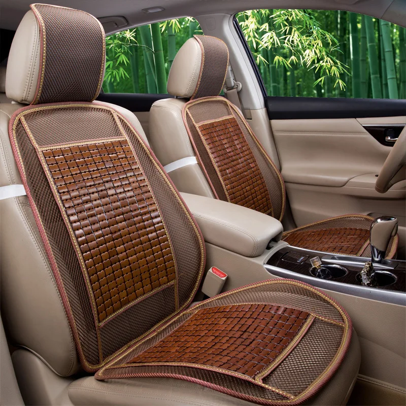 

Car New Style Seat Cushion Van in Summer Wooden Bead Cool Pad Bamboo Mat Summer Truck Summer Sleeping Mat Bamboo Seat Cushion Ca
