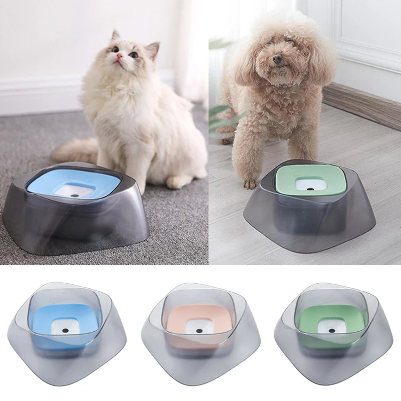 1.4L Pet Dog Автоматическая миска для воды держатель для чистой воды кошка переносная миска матовая всплеск пластиковая подставка для вина