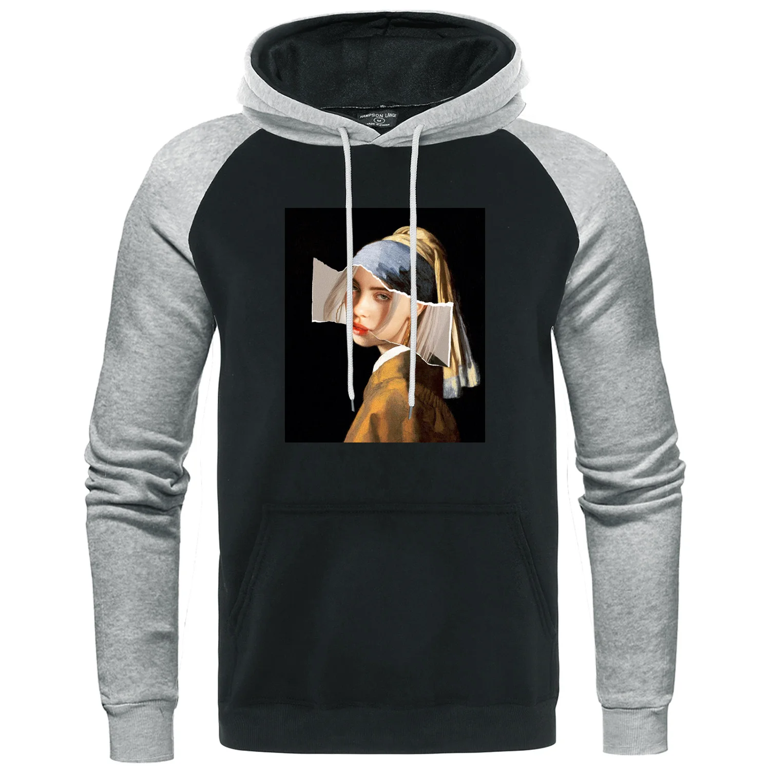 Billie Eilish, Ретро стиль, реглан, мужские толстовки, осень, новинка, хип-хоп, Мужская толстовка, толстовки, высокое качество, модный спортивный костюм, уличная одежда