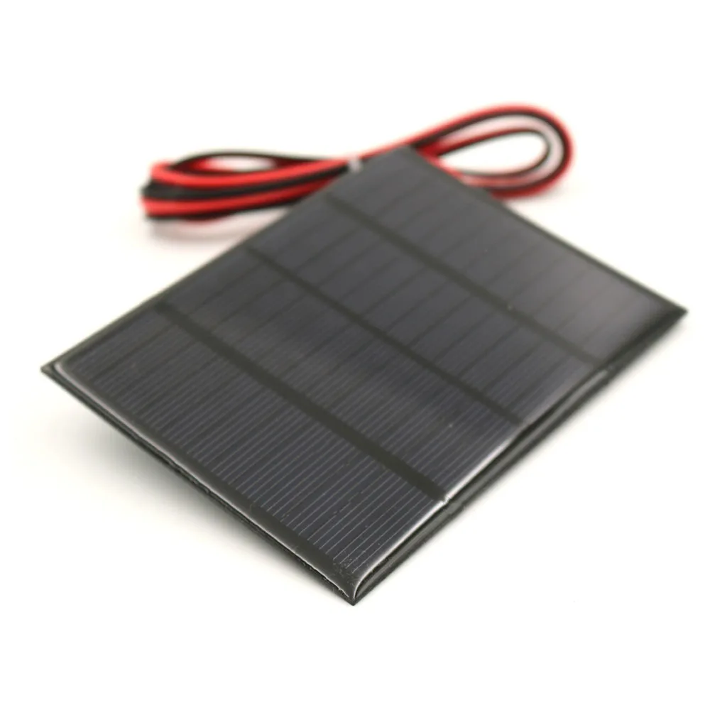 Солнечная панель 350mA 12V 4,2 W с удлинителем из поликристаллического солнечного элемента эпоксидный DIY модуль заряда батареи телефоны 100 см кабель