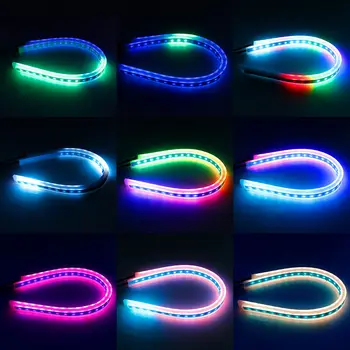 

Car Turn Signal Strip Auto 60CM Set Flexible LED DRL Sequential Daytime