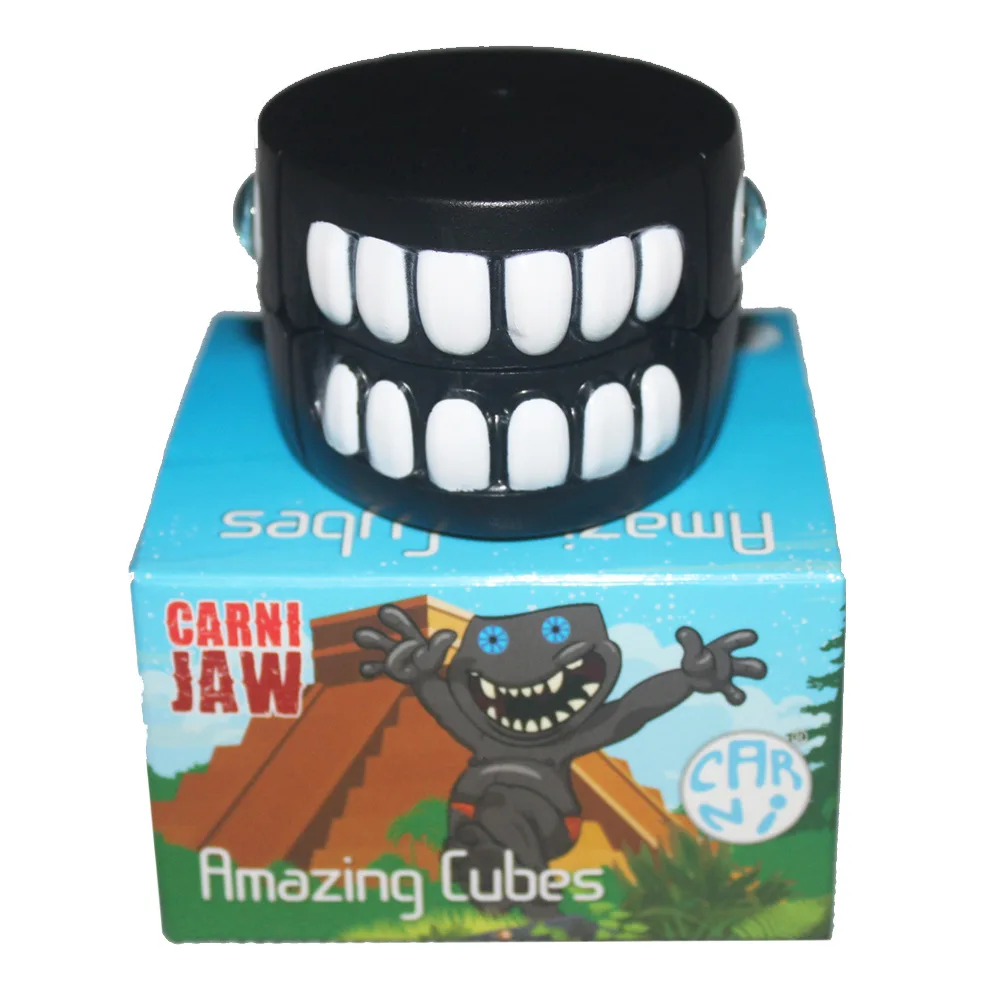 Black Tooth Puzzle Speed Cube Educational Toys Gifts for Kids Children