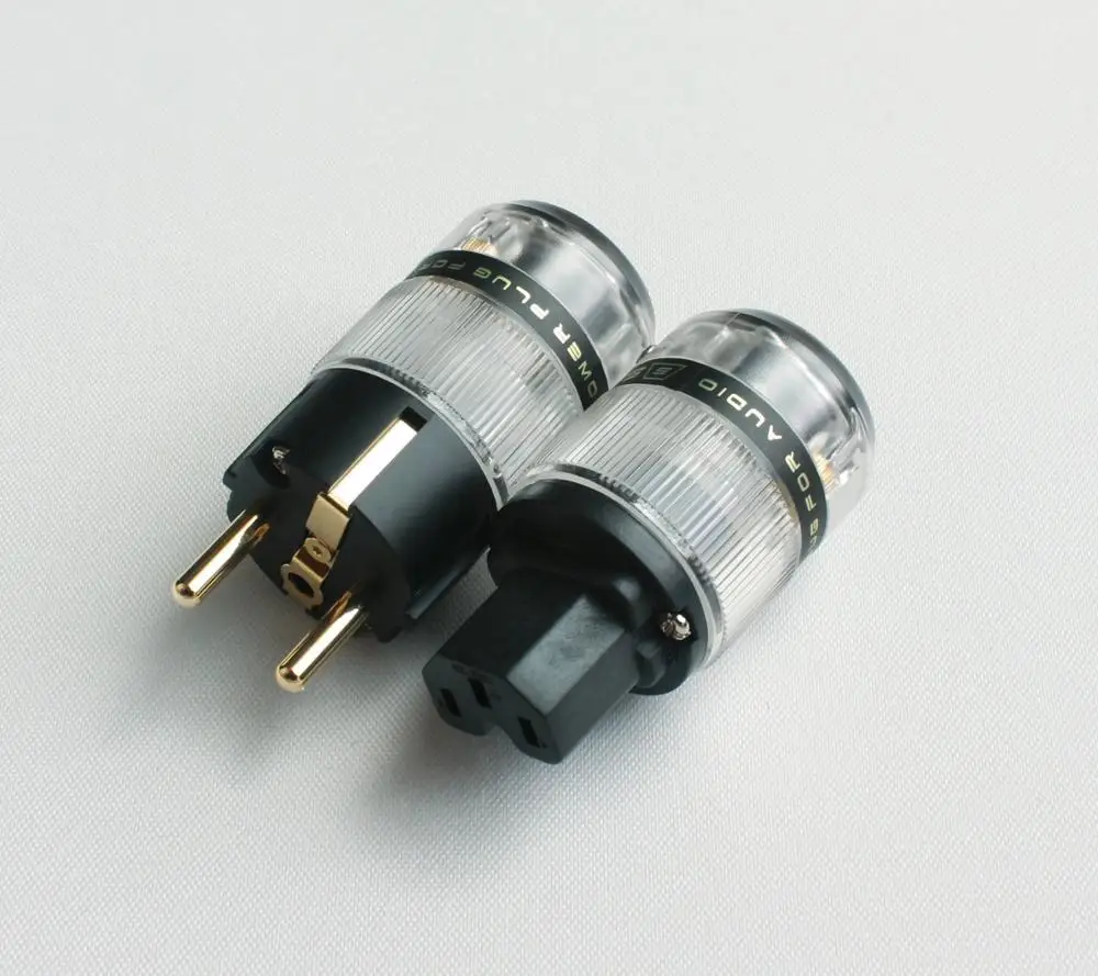 SONARQUEST ST-GE(B) ST-GC(B) Высококачественные золото покрытием; Большие европейские Schuko EU Мощность Plug& IEC разъем