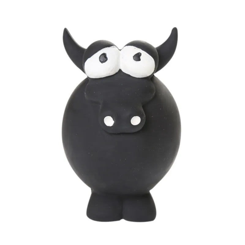 A 1 шт. игрушка для собак щенок кричащий милая корова кролик обезьяна игрушка для собак латексный пищалка жевательные принадлежности для тренировки животных - Цвет: A