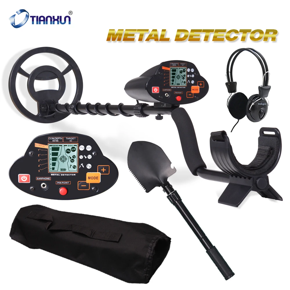 Профессиональный металлоискатель Pinpointer подземный золотистый