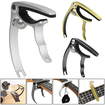 

Electric Acoustic Guitar Ukulele Capo Clamp Spring Clip Rack Tool Portable Accessories YS-BUY