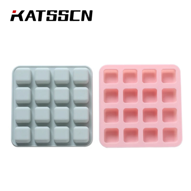 

16 grid silicone ice grid environmental protection safety square ice grid DIY ice block mold chocolate silicone baking mould