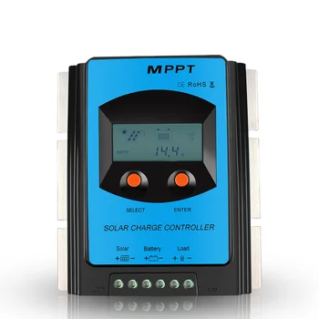 

BYGD 10A Solar Charge Controller,12V/24V Solar Panel Intelligent Regulator with Dual USB Port and PWM LCD Display