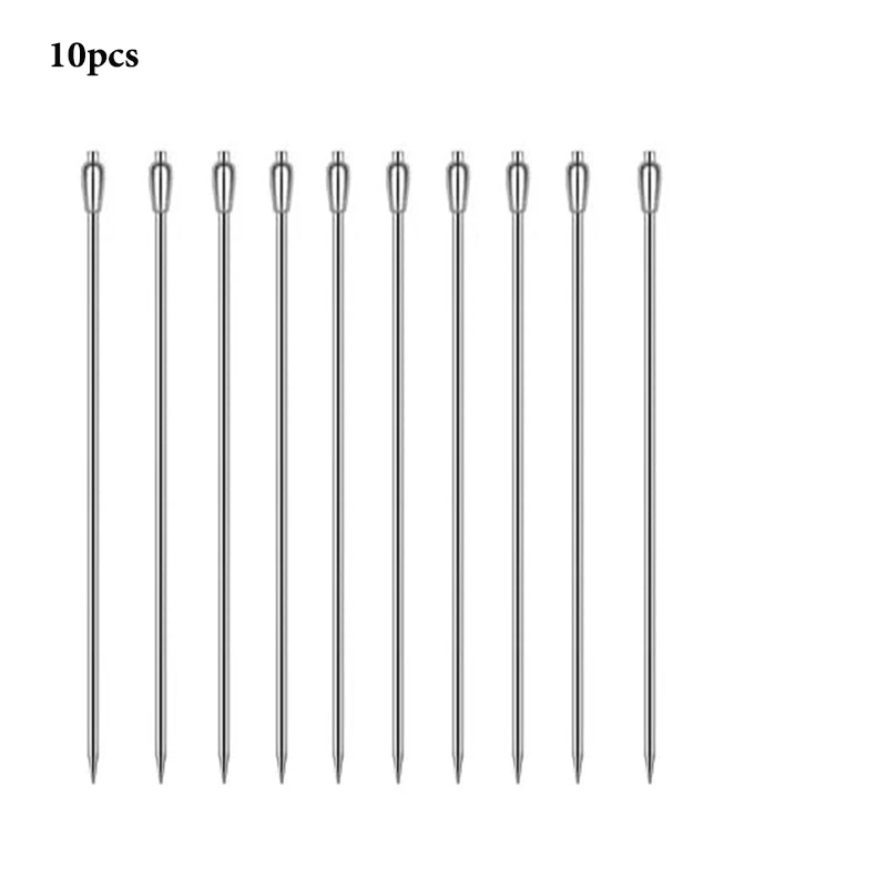 Cocktail Picks Stick, 20Pcs Cocktail Toothpicks, Stainless Steel Martini Olive Picks for Bar Barbecue Fruit, Bloody Mary Drink S