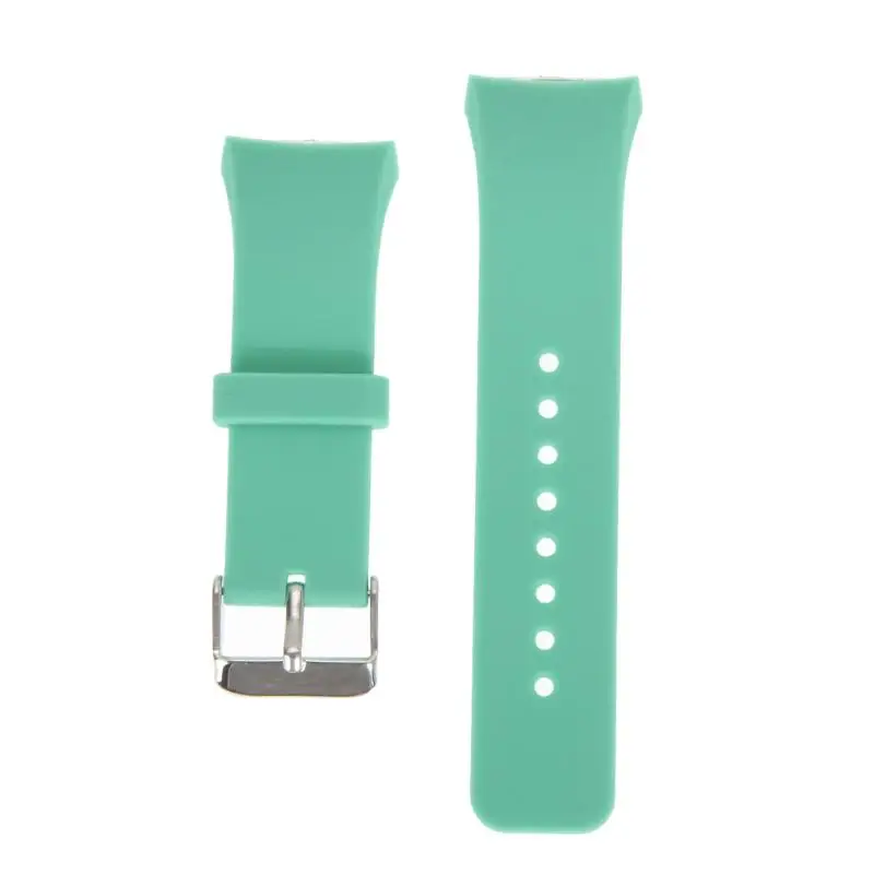 Роскошный сменный силиконовый ремешок для часов samsung Galaxy gear S2 SM аксессуары для часов - Цвет ремешка: GREEN BLUE