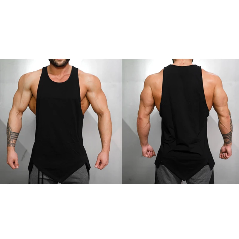 Бренд Muscleguys, одежда для фитнеса, жилет для спортзала, мужская рубашка для бодибилдинга, жилет, свободный однотонный жилет, рубашка без рукавов
