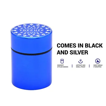 

HORNET Premium Aircraft Aluminum Airtight Stash Jar 1.3 Inches Multi-Use Vacuum Seal Portable Storage Container
