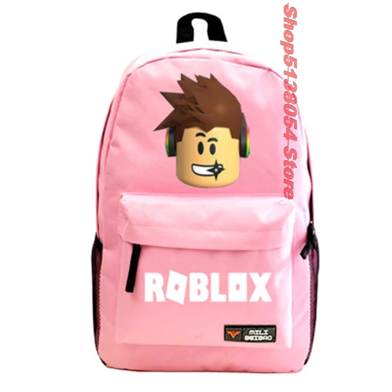 C ROBLOX рюкзак для подростков мальчиков sac a dos детские сумки детские школьные сумки Дорожная сумка через плечо - Цвет: C