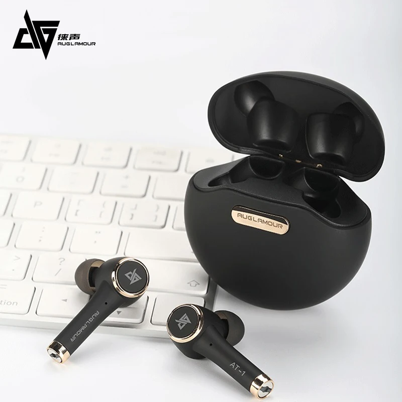 Наушники Auglamour AT 1 Bluetooth Беспроводные Hi Fi стереонаушники IPX5 водонепроницаемые