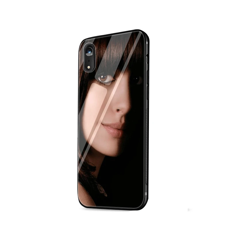 Стекло чехол для телефона из ТПУ с Стекло для Apple iPhone 5 5S SE 6 6S 7 8 Plus XR X XS Max Энн Хэтэуэй