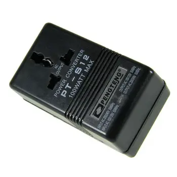 

2 Mode 100W Max Power Converter Adapter 110V/120V To 220V/240V Dual Voltage Converter Professional Transformer