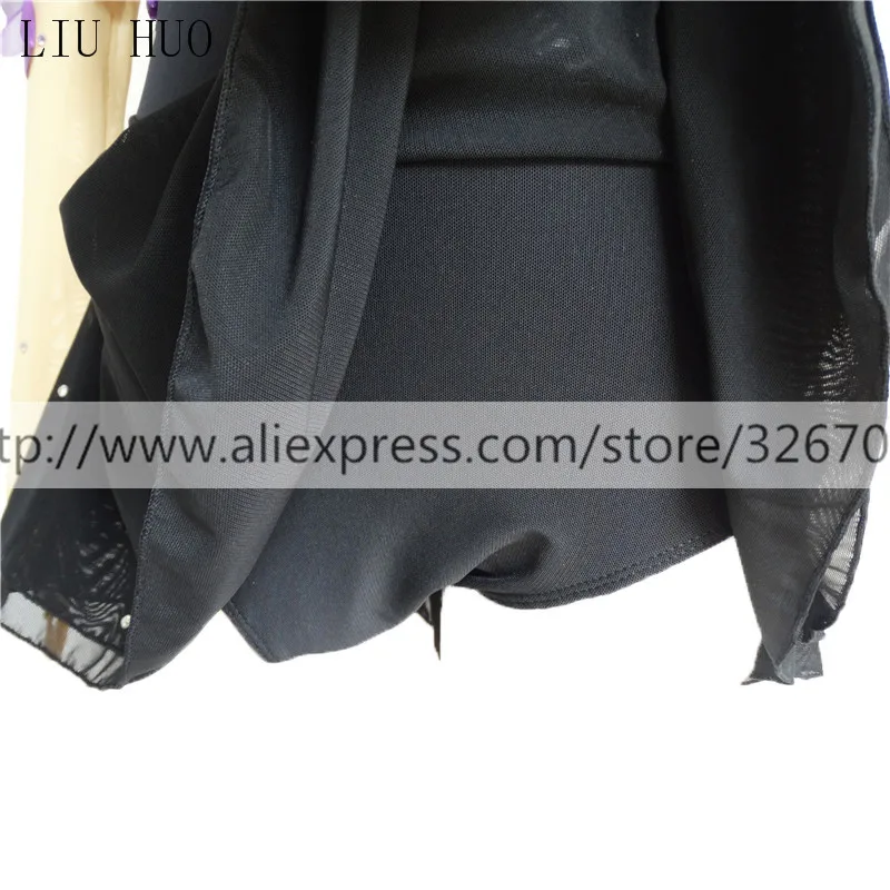 Figure Skating Dress Women's Girls' Ice Skating Dress Purple flower black Round neck long sleeve Competition Stripe pattern